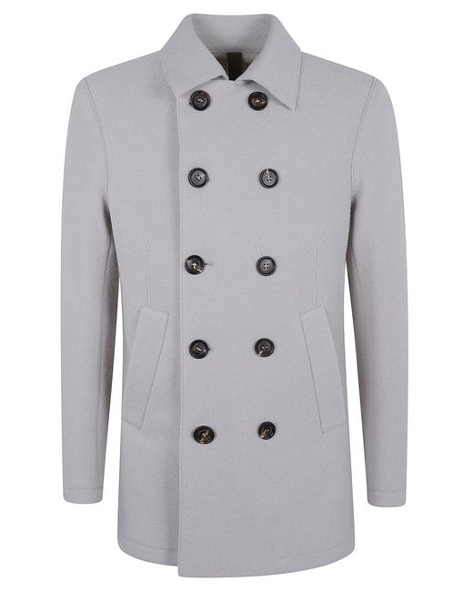 Eleventy Gray Coats for men