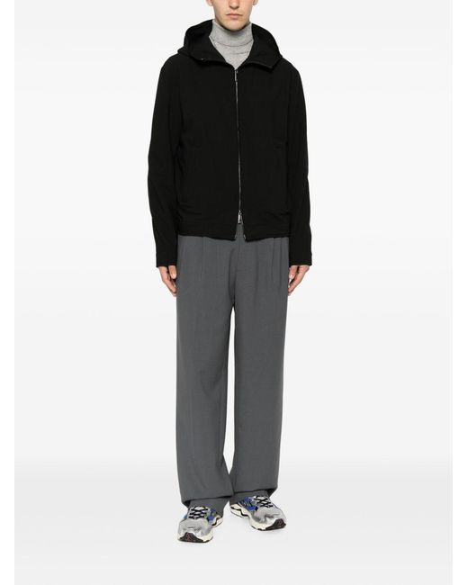 Emporio Armani Black Nylon Blouson Jacket