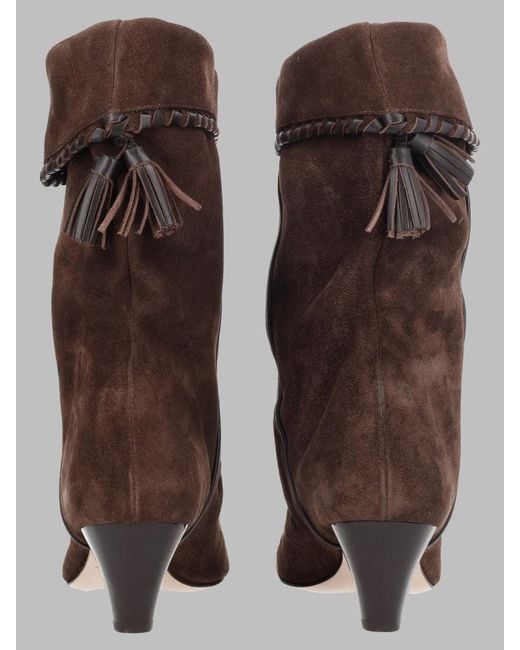 Isabel Marant Brown Chic Ankle Boots For