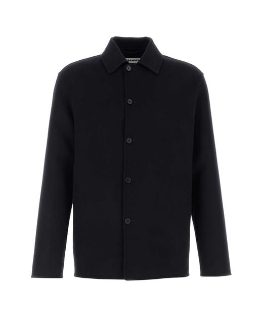 Jil Sander Blue Regular Solid Shirt for men