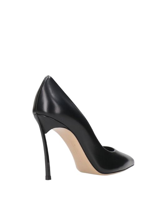 Casadei Black Mit Ferse schwarz