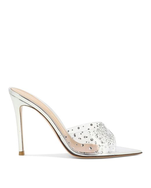 Gianvito Rossi White Prexi Sandals