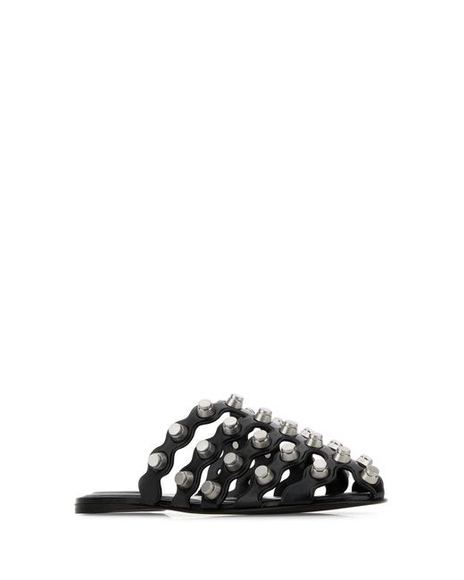 Alexander Wang Black Slippers