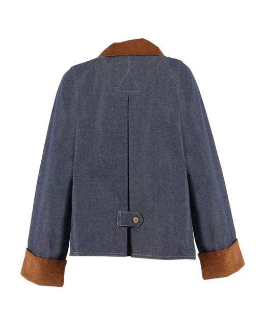 Barbour Blue Freckleton Showerproof