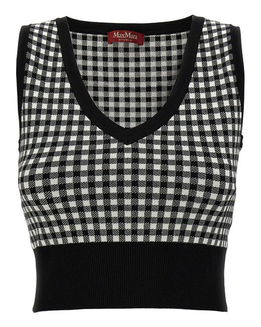 Max Mara Black 'Veleno' Weste