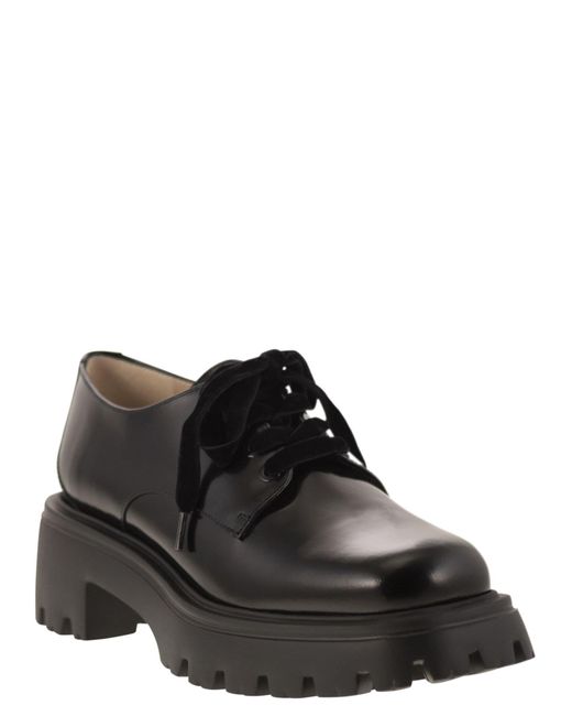 Stuart Weitzman Black Emerson Derby for men