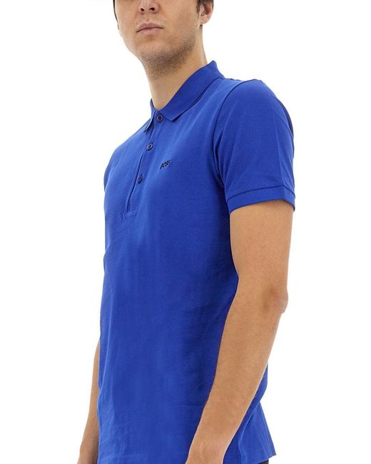 Boss Blue Polo "Paule 4" for men