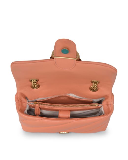 Pinko Pink 'Love Mini Puff' Tasche in weichem Nappa -Leder