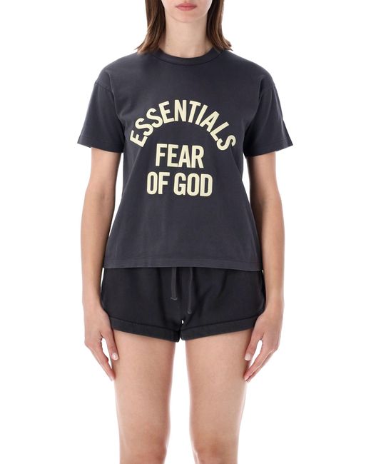 Essentials x Fear Of God Blue Essential T-Shirt