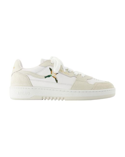 Axel Arigato Witte Leren Vogelsneakers in het White