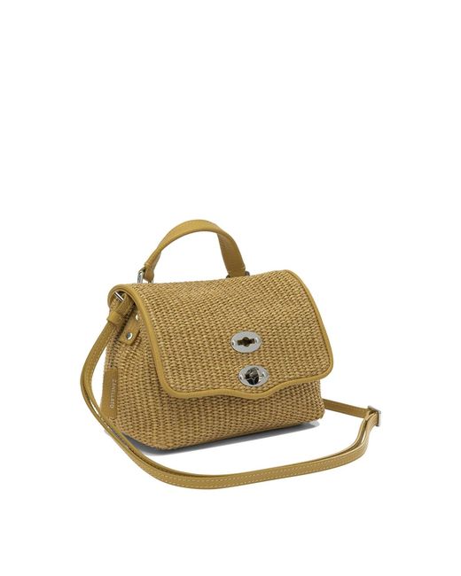 Zanellato Metallic "Postina Vimini Baby" Small Hand Bag