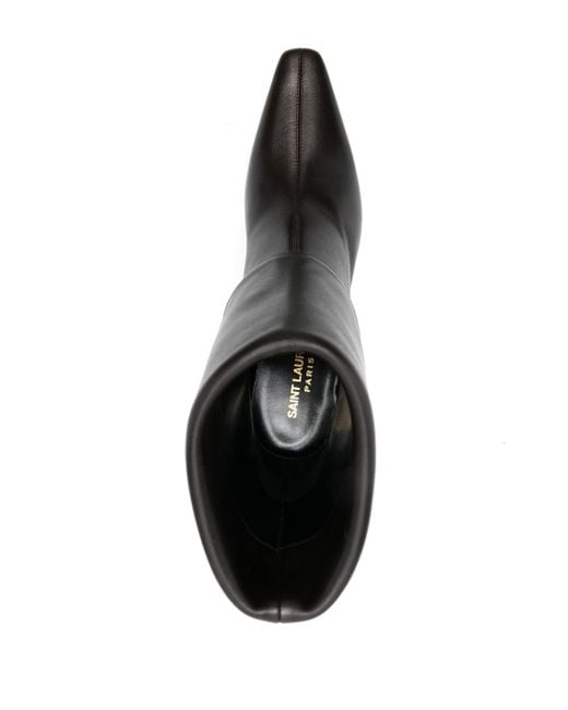 Saint Laurent Black Stivaletti Niki for men