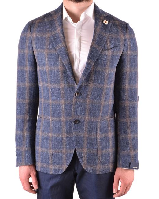 Blazer Multicolore Lardini pour homme en coloris Blue