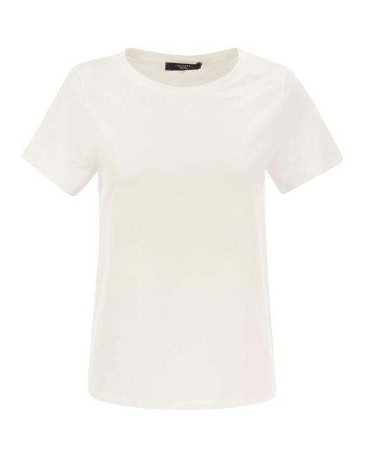 Multif Jersey T Shirt Weekend by Maxmara de color White
