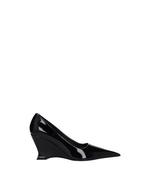 Ferragamo Black Patent Leather Pumps