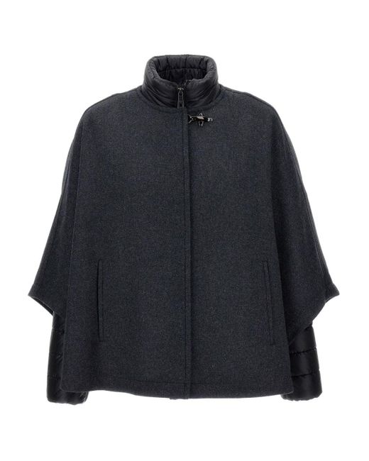 Fay Blue Reversible Cape