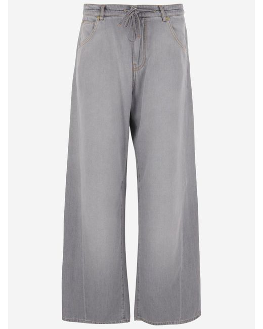 DARKPARK Gray Wide Leg Trousers