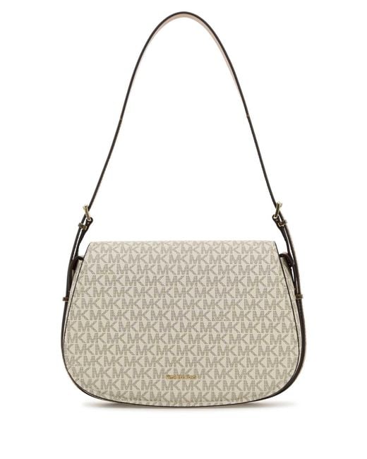 MICHAEL Michael Kors Gray Canvas Moore Shoulder Bag for men