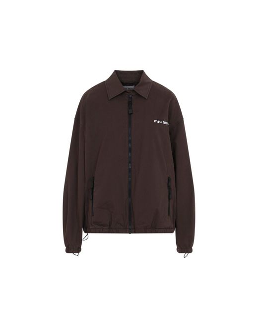 Miu Miu Brown Blouson