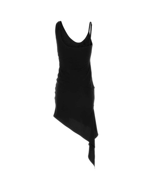 Courreges Black Short Dresses