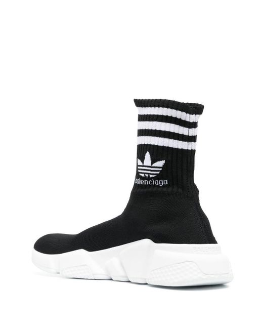 BALENCIAGA X ADIDAS Black Speed Sneakers