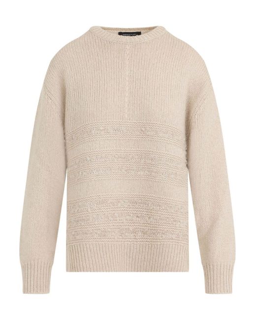 Fabiana Filippi White Woll Crewneck -Jumper