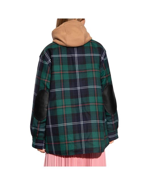 Burberry Green Two-Piece Jacket Size 40