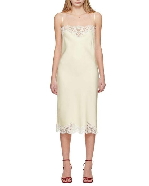 Stella McCartney White Iconic Butterlik Lace Dress