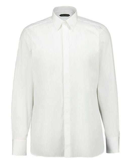 Camicie Bianche di Tom Ford in White da Uomo