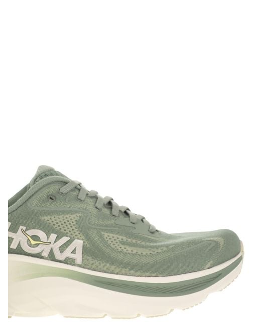 Hoka One One Green Clifton 10 Sneakers for men
