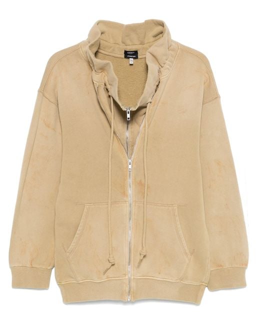 R13 Natural Paperbag Hoodie