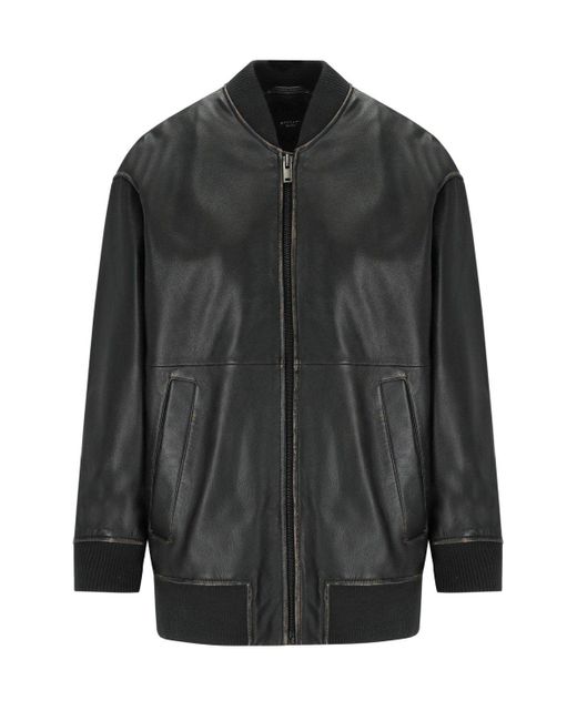 Weekend by Maxmara Black Tattico Bomber Jacket