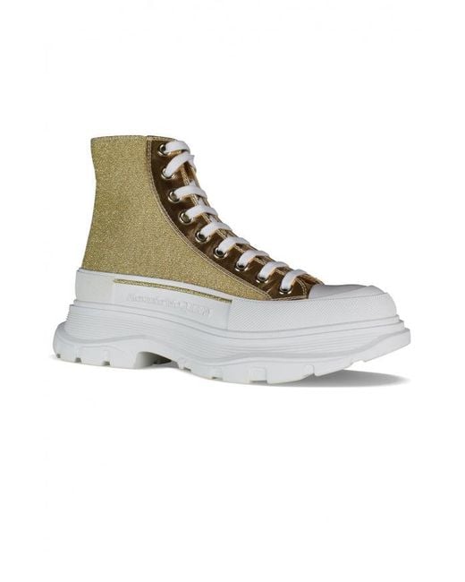 McQueen Metallic Sneakers Tread Slick