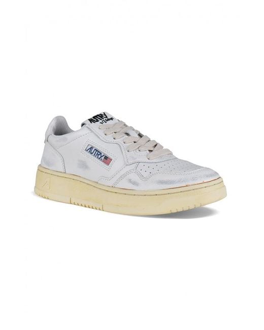 Autry White Super Vintage Sneakers