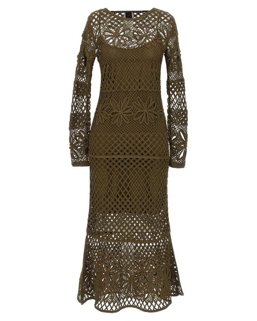 Pinko Green 'Fantasy Net' Kleid