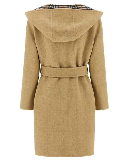 Abrigo reversible de 'Hampshire' Burberry de color Natural