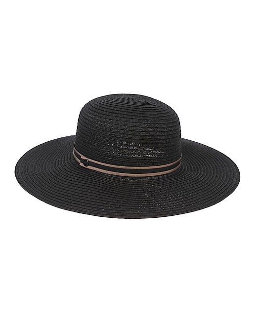 Borsalino Black Giselle Strohhut