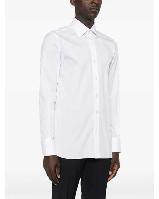 Tom Ford White Cotton Shirt For for men