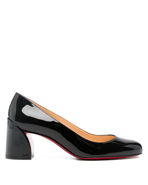 Christian Louboutin Black Miss Sab Patent Leather Pumps