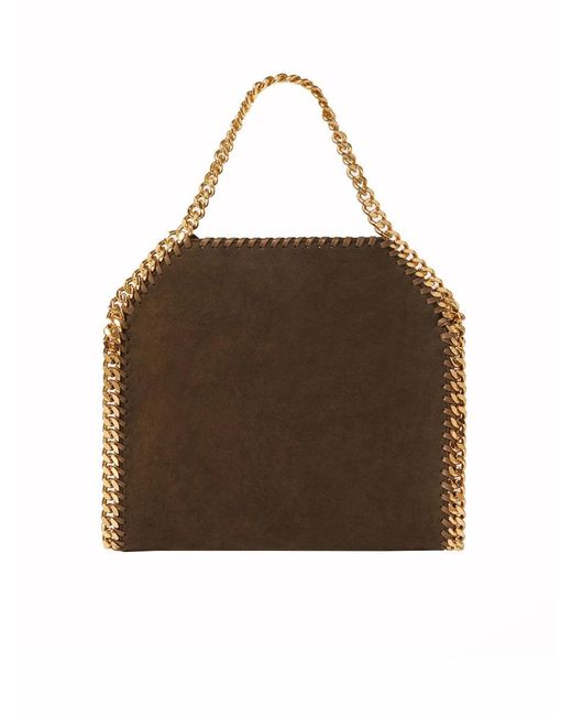 Stella McCartney Brown Falabella Mini Tote Bag