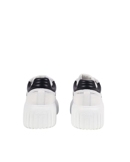 Hogan White H Stripes Allacciato H Lissata