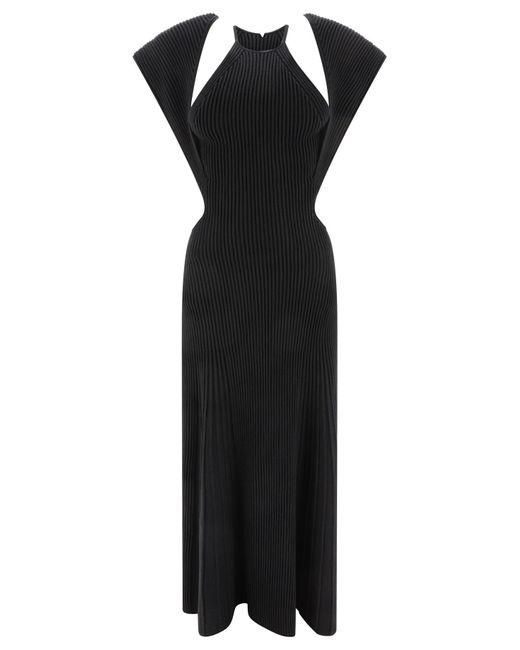 Chloé Black Chloé ärmelloses Maxi -Kleid mit ausgeschnittenen Details