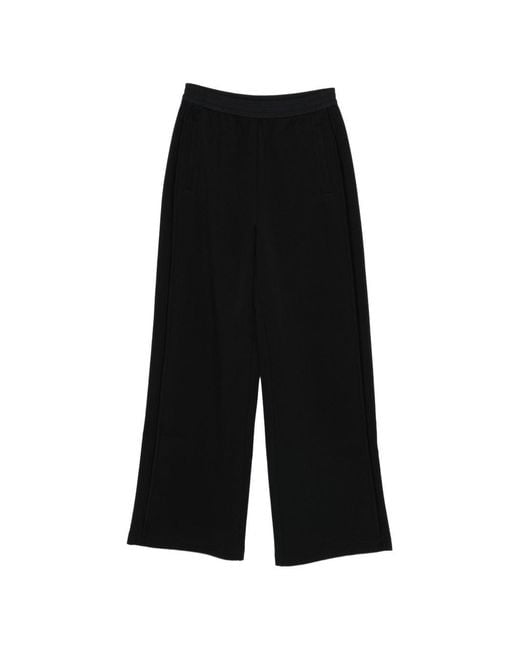 Emporio Armani Black Cotton Trousers