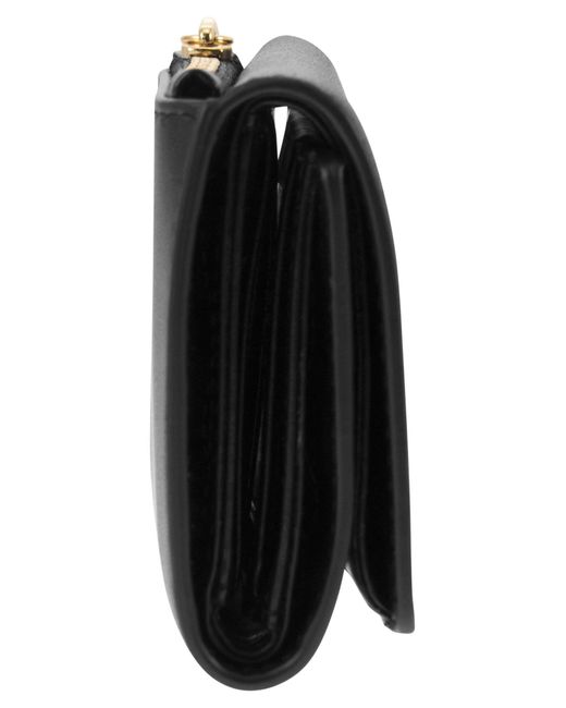 Portefeuille de trèfle en cuir de Parker Michael Kors en coloris Black