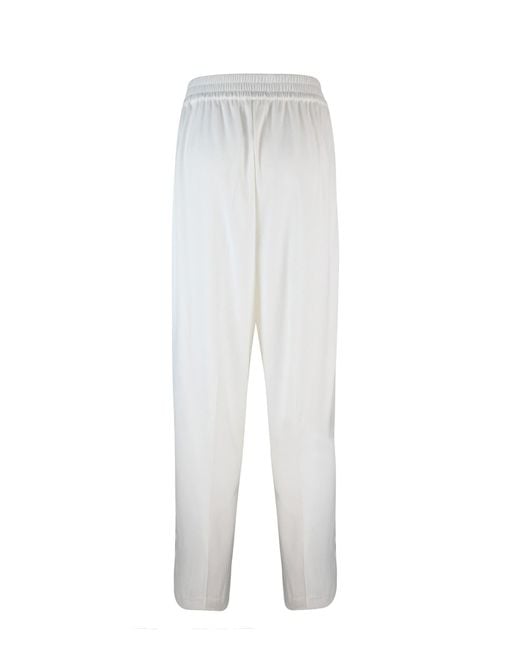 Samsøe & Samsøe White Pantalone Julia 14635 Bianco