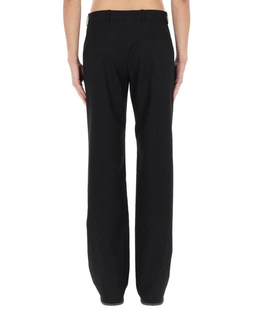 Gucci Black Gg Tailoring Pants for men