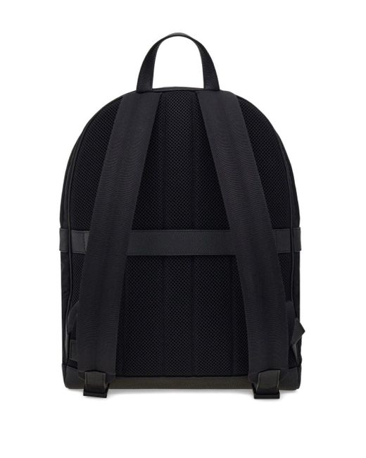 Ferragamo Black Twins Nylon Backpack for men