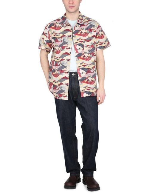 YMC Red Malick Shirt for men