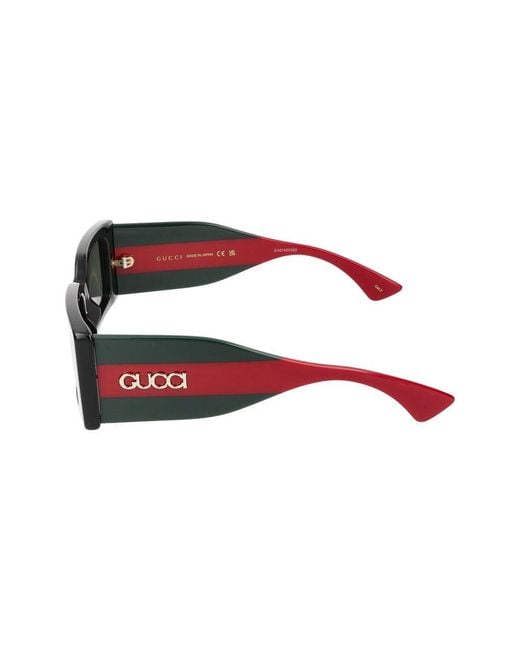 Gucci Sonnenbrille GG1860 S 001 Schwarzes grünes Grau /20/135 in Green für Herren