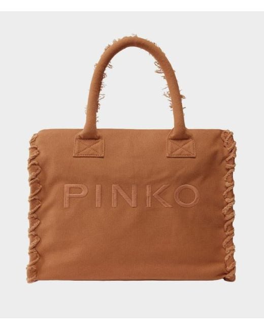 Pinko Brown Beach Shopper